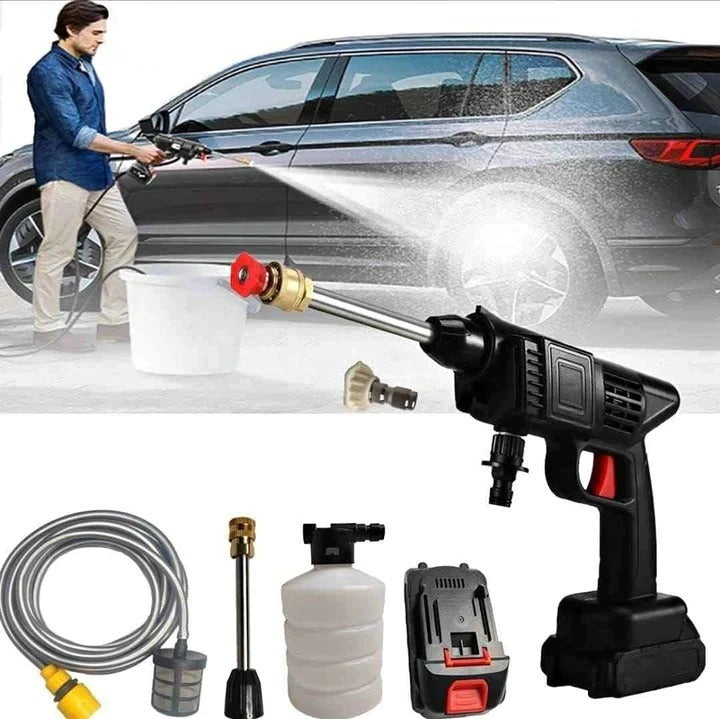 HIDROLAVADORA PORTATIL CON 2 BATERIA 98v