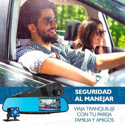 CAMARA ESPEJO RETROVISOR HD + CAMARA TRASERA