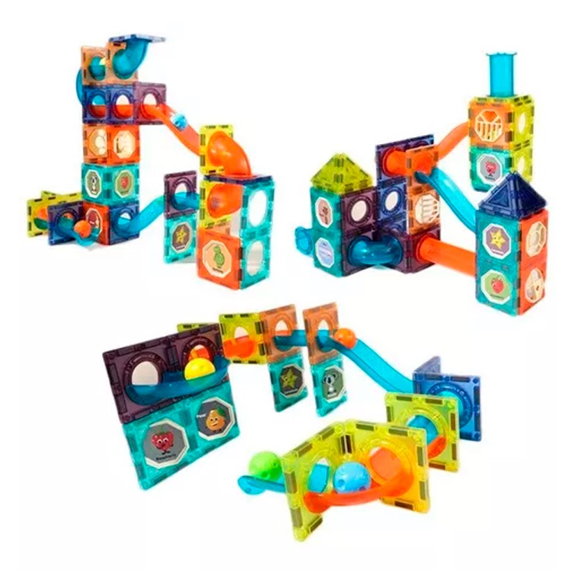 JUEGO DE BLOQUES MAGNÉTICOS DE 40 PCS