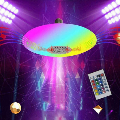 AMPOLLETA FIESTA LED RGB PARLANTE BLUETOOTH UF